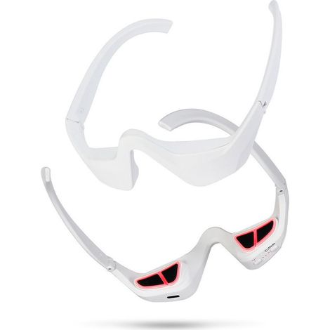 Thérapie Lumière Rouge Contour des Yeux, Traitement Anti-Cernes Rechargeable, Réduction Puffiness et Rides Yeux (1/5)