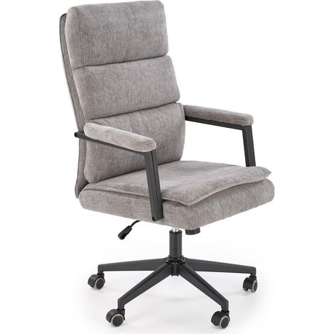 Silla de oficina Houston 1834, Gris, 104x65x50cm, Con reposabrazos, Con ruedas, Mecanismo de la silla: Inclinación (1/5)