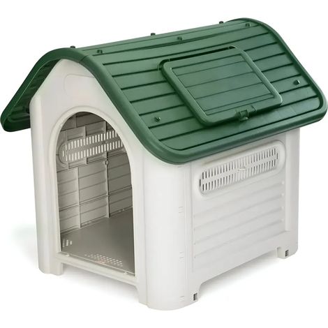 Cuccia per Cani Taglia Grande da Esterno Interno in Resina Impermeabile (1/4)
