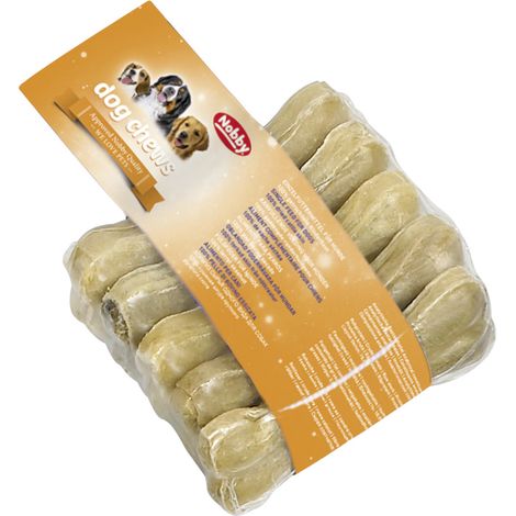 Nobby Kauknochen gepresst 5er Pack 8,0 cm 25 g Kauknochen