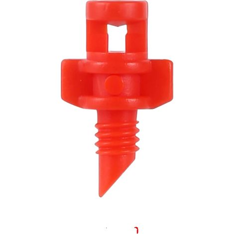 Pulverizador con boquilla atomizadora, rendimiento ajustable, distribución eficiente del agua, rojo de 360 ​​grados (1/2)