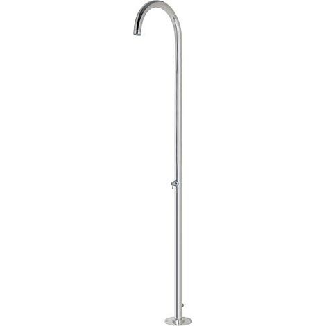 Colonne de douche EKTA, H:2285mm, DN20 (3/4")male, avec vanne d'arret, inox poli (1/3)