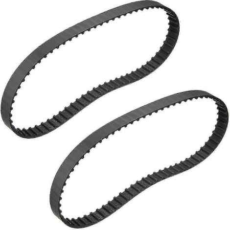 poulies de courroie de distribution synchrone à boucle fermée en caoutchouc 142xl, largeur 10 mm (1/4)
