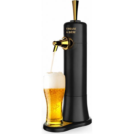 Tireuse à bière de table mousseur à bière à ultrasons BEER-F3 appareil à mousse dense noir – Livraison gratuite (1/5)