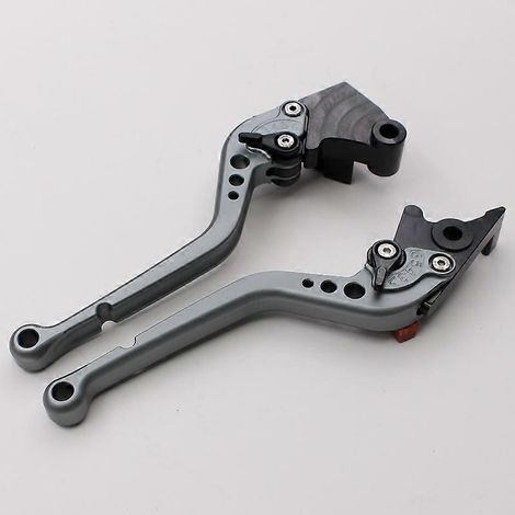 Accessoires moto : Klaxon de frein modifié, guidon Kawasaki Z125, levier d'embrayage, levier de démarrage (tige longue en titane). (1/5)