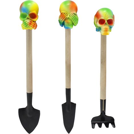 Rastrillo de paja de acero inoxidable de 38 cm de ancho, ergonómico y muy eficiente, para recoger hojas y ramas secas. (1/4)