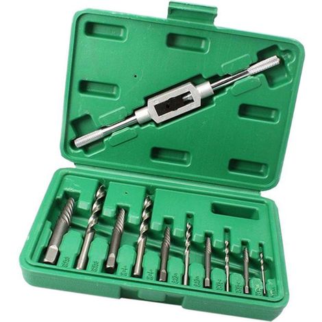 Kit de 11 extracteurs de vis cassées, outil de retrait pour réparation de machines (1/5)