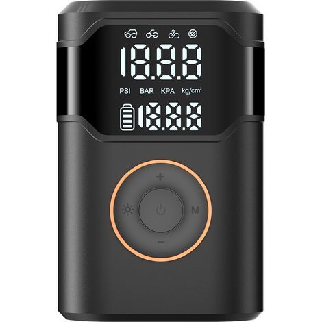 Tragbare Reifenpumpe mit Luftkompressor – 150 PSI Reifenpumpe, Digitalanzeige, automatische Abschaltung und LED-Licht, geeignet für Auto-, Motorrad-, Fahrrad-, Ball- usw. Reifen. (1/5)
