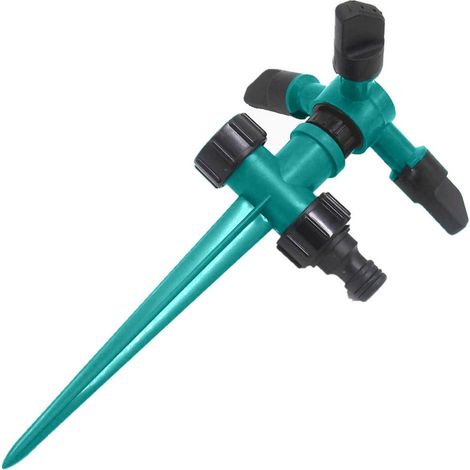 Arroseur Rotatif 360° - Arroseur De Jardin Automatique Avec Réglage D'Angle 45° À 90° - Pour Pelouse Plantes Et Potager - 2 Pièces (1/5)