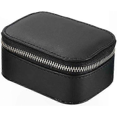 Reise-Schmuckkästchen, Aufbewahrungsbox für Halsketten und Ohrringe, Präsentationsständer mit Schublade, Etui für Ringe und Armbänder, Weiß (1/4)