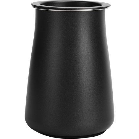 Tamis à café manuel en acier inoxydable 304, filtre à poudre avec couvercle anti-dérapant pour tamisage fin et réception de la mouture (1/4)