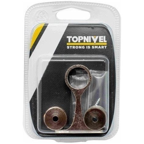 Casquillo Tubo Armario Soporte Central 19Mm Niquel Nivel 3 Pz