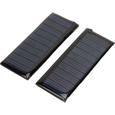 Ortviai Panneaux Solaires Miniatures 5 V / 45 mA – 2 Pièces, Cellules Polycristallines Haute Efficacité pour Projets DIY (1/5)