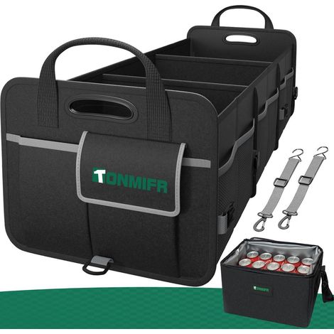 Kofferraum-Organizer mit 20L Kühltasche, 112L faltbar, 600D Oxford, für SUV/Kombi (1/5)