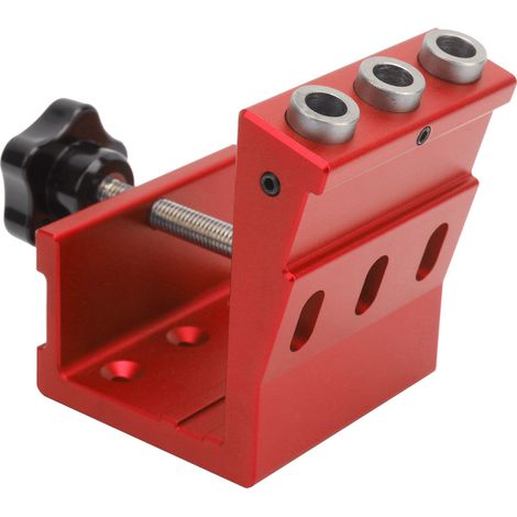 Aluminium-Stichbohrer für Holz, Werkstückdicke 10–35 mm, rot (1/5)