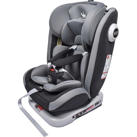 Seggiolino auto per bambini, rotazione a 360°, 9-36 kg, poggiatesta regolabile, connettore ISOFIX, certificato CE. (1/5)