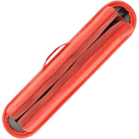 Housse de protection en nylon avec fermeture éclair pour casque, confort amélioré, design antidérapant, protection quotidienne pour les amateurs de musique et une écoute prolongée (orange) (1/5)