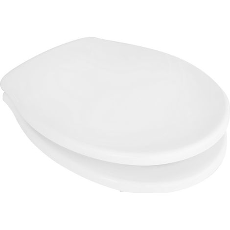 Sedile WC coprivaso per Azzurra vaso Jubilaeum bianco forma 1 46 x 36 cm interasse cerniere 10.5 - 21 cm regolabili (1/4)