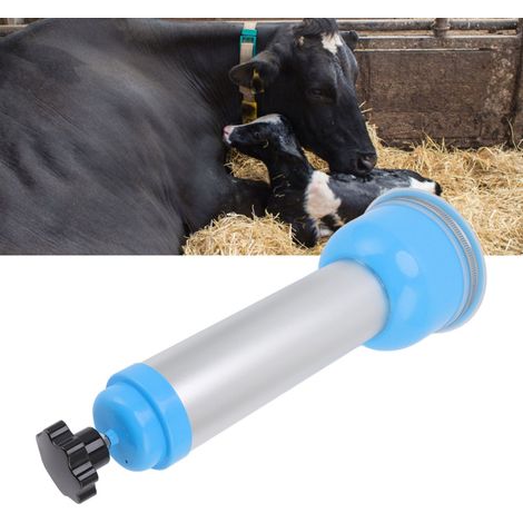 [Pompa respiratoria per vitelli] Pompa respiratoria assistita professionale blu, portatile per vitelli e bovini domestici, materiale resistente, lega di alta qualità, sistema di pompaggio respiratorio (1/4)