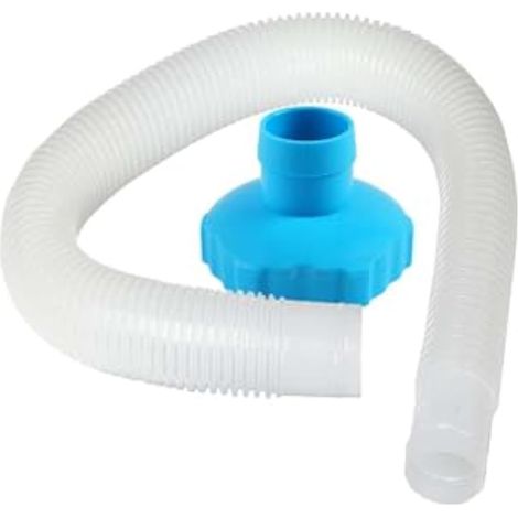 Tuyau d'écumoire pour piscine hors sol 25016 et adaptateur de tuyau B 11238 compatible avec l'écumoire murale Intex Deluxe, kit de piscine hors sol 10531 (1/5)