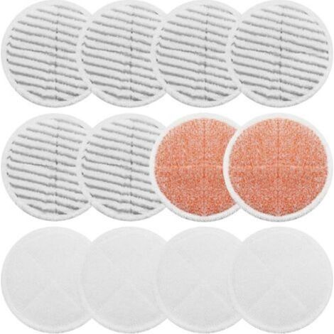 ALLIANDISTampons de nettoyage doux et résistants pour balais Bissell Spin Wave 2039A 2124, pour le nettoyage des parquets (lot de 12) (1/4)