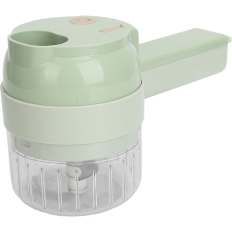 Hachoir à Légumes Électrique Portable Multifonction 1200mAh avec Fouet, Coupe-Légumes à Main pour Cuisine (1/5)