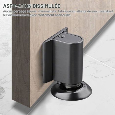 Butée De Porte Magnétique - Alliage De Zinc - Réglable En Hauteur Jusqu'à 22 mm - Pour Portes Intérieures - 1 Pièce (1/5)