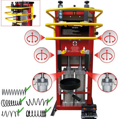 KS Tools Druckluft-Stand-Federspanner mit Doppel-Zylinder (1/4)
