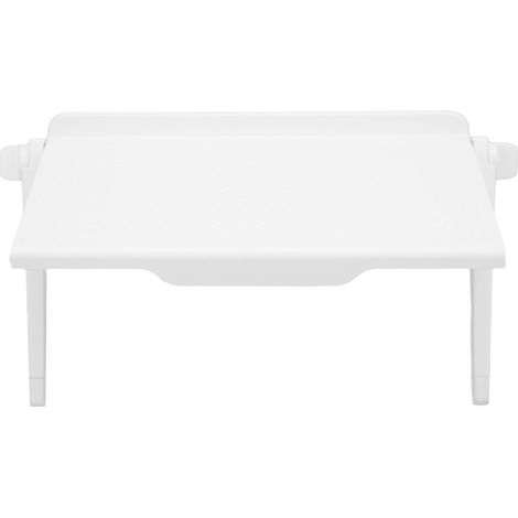 Support pour écran en ABS Patins antidérapants en silicone Pieds stables réglables Matériau ABS durable Support de rangement pour écran/téléphone/TV (1/5)