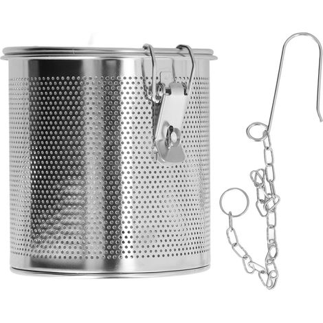 Sacchetto per condimenti in acciaio inox, filtro multifunzionale per spezie, ideale per salse e zuppe, 1,3 L. (1/5)