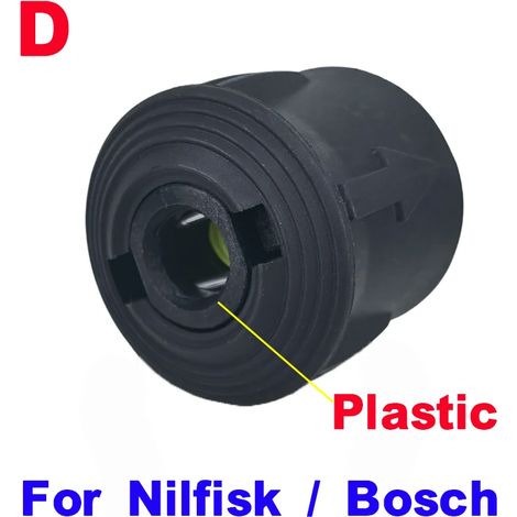 Adaptateur à raccord rapide (plastique) pour nettoyeur haute pression, compatible avec pistolet et nettoyeur haute pression, vers raccord femelle M22 14 mm pour Karcher, Lavor et Bosch. (1/5)