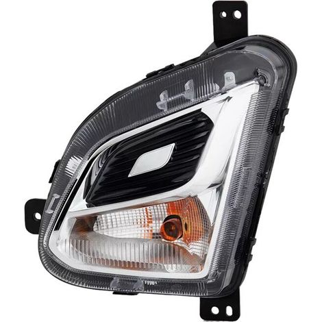 Indicatori di direzione anteriori (senza fendinebbia), alogeni, lato guidatore, applicabili ai modelli Chevrolet Equinox 2018-2021, specifiche USA. (1/2)