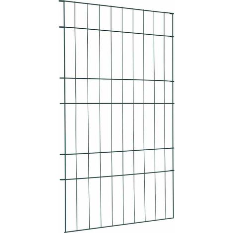Pond Fence Set 8 pcs Green 50 x 80 cm Steel vidaXL