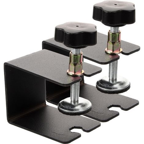 2 pièces Pinces c Outils De Fixation Robustes Pour Travail Du Et Installation De Panneaux Idéaux Pour Bricolage Et Ébénisterie (1/5)
