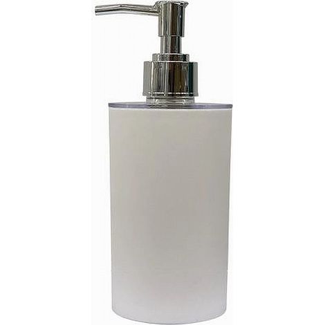 Cleafe - Dispenser Porta Sapone Liquido Colore Bianco Accessorio Per Arredo Bagno 79185 - (1/3)