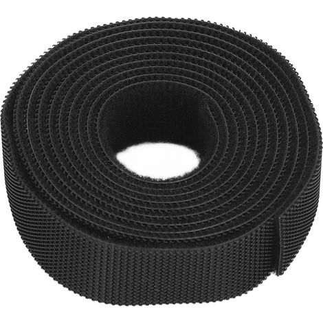 Attaches de câble auto-agrippantes, ruban de nylon réutilisable et multifonctionnel pour la gestion des câbles, 1 mètre / 3,3 pieds (1/5)