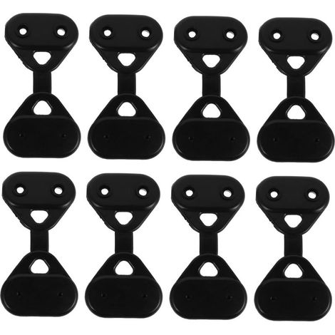 20pièces Lot De Clips Fixation Toile Ombre Triangulaires Noir Pinces Enrouleur Filet Ombrage Fixation Simple Et Polyvalente Pour Voile Ombrage Protection Solaire Et Anti oiseaux (1/5)