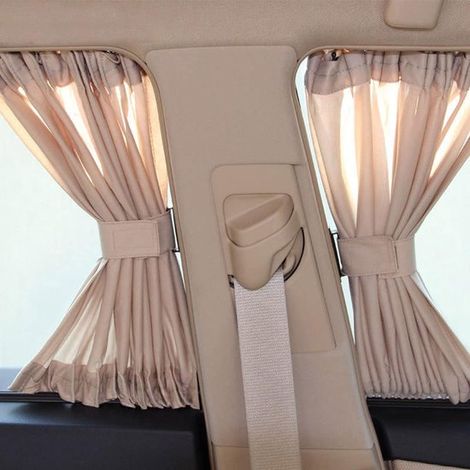 Tende per la privacy per divisori auto，incluse 1 tenda per sedile e 2 tende per finestrini laterali，tende rimovibili per camper (1/5)