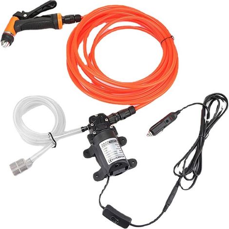 Car Wash Water Pump 12V Pressure Washer Mini Portable Electric Self-Priming Pressure Washer Car Accessories (1/5)