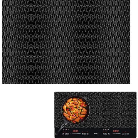Schutzmatte für Induktionskochfelder, rutschfeste Silikon-Bodenmatte, wiederverwendbare Schutzmatte für Induktionskochfelder, 78 x 52 cm (1/5)