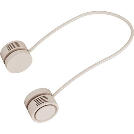 Ventilatore da collo a mani libere, portatile in ABS per ufficio (albicocca)