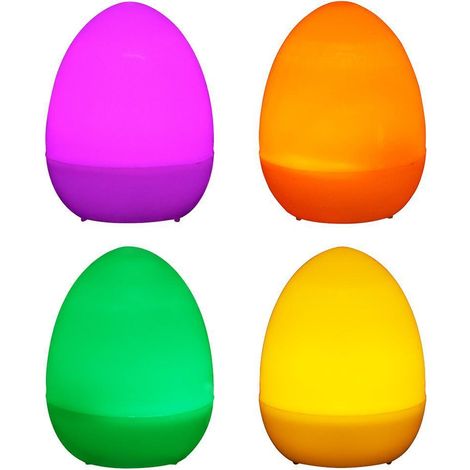 12 batteriebetriebene LED-Leucht-Ostereier (1/5)