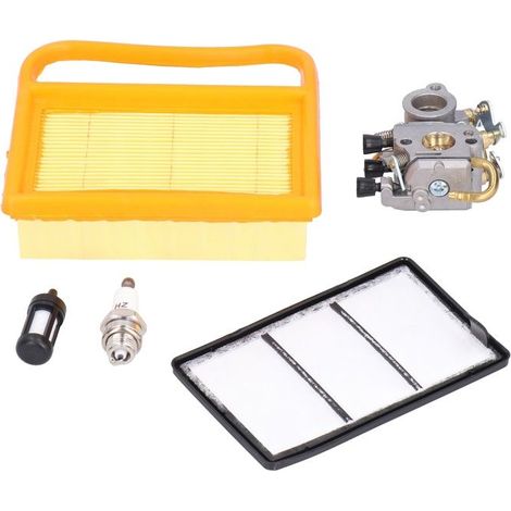 BelleRise - Kit carburateur complet – STIHL TS410/TS420 – 5 pièces – performance restaurée – pour entretien motosierra (1/5)