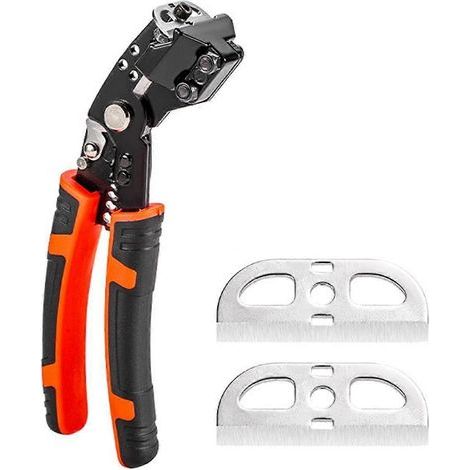 A-AquaForge Multifunctional Wire Stripper, Industrial Electrician's Pliers for Stripping Cables, Cable Cutter, Crimping Pliers for Terminals (1/5)