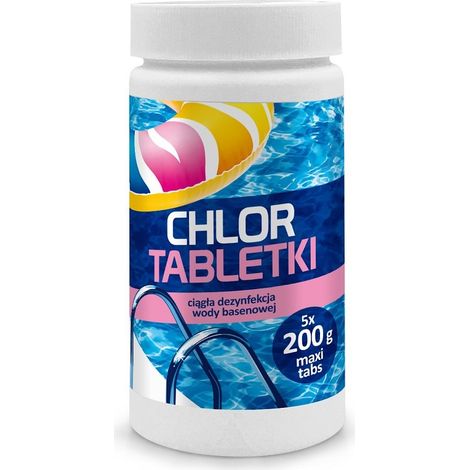 CLORO TABLETAS LARGAS 200G 1KG - GAMIX