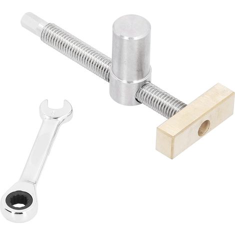 Étau de bureau en acier inoxydable pour chiens de banc, outil de fixation d'établi de conception humanisée, pince de maintien pour table de travail du bois (1/5)
