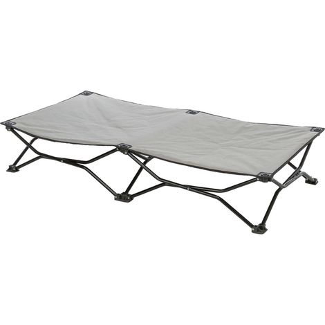 Pets-Collection Letto da campeggio Trixie beige nero pieghevole