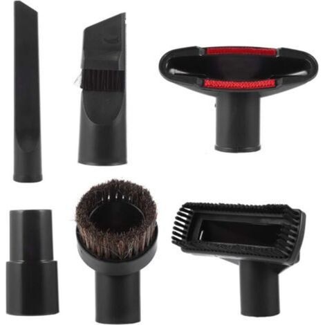 6 Pièces accessoire d'aspirateur, embout plat flexible, adaptateur de tuyau, diamètre 32 mm, nettoyage des zones difficiles d'accès (1/5)