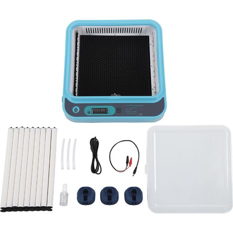 Incubateur 56 œufs, petite couveuse domestique pour éclosion de poussins, poulets, canards, oies, 110V (1/5)