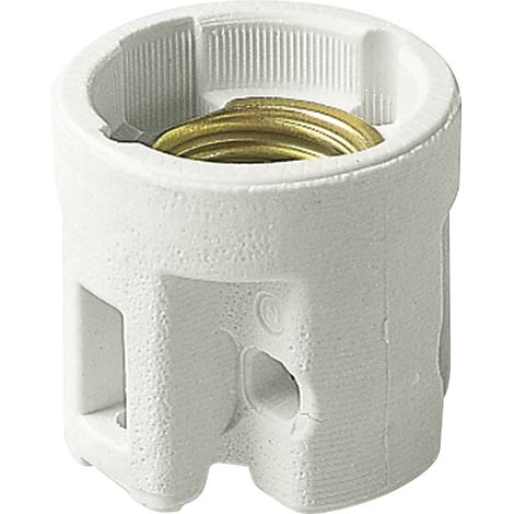 VIMAR - 02182 Douille E27 D50 mm en porcelaine blanche